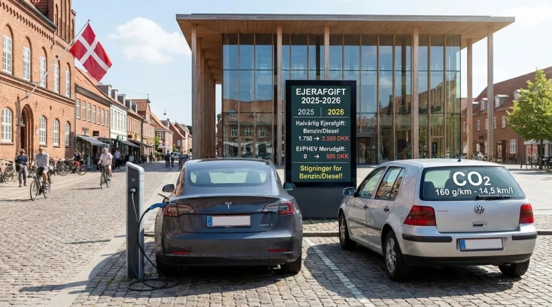Årlige bilafgifter stiger i 2026: Hvad betyder ca. +10% for elbil vs. benzin/diesel?